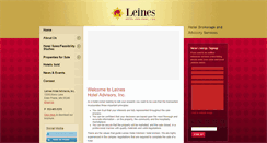 Desktop Screenshot of leineshoteladvisors.com